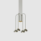 Blikuvyh Vintage Industrial Atelier Brass Metal Chandelier
