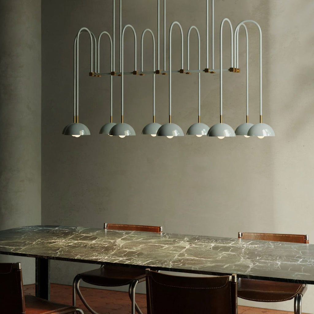 Blikuvyh Vintage Industrial Atelier Brass Metal Chandelier