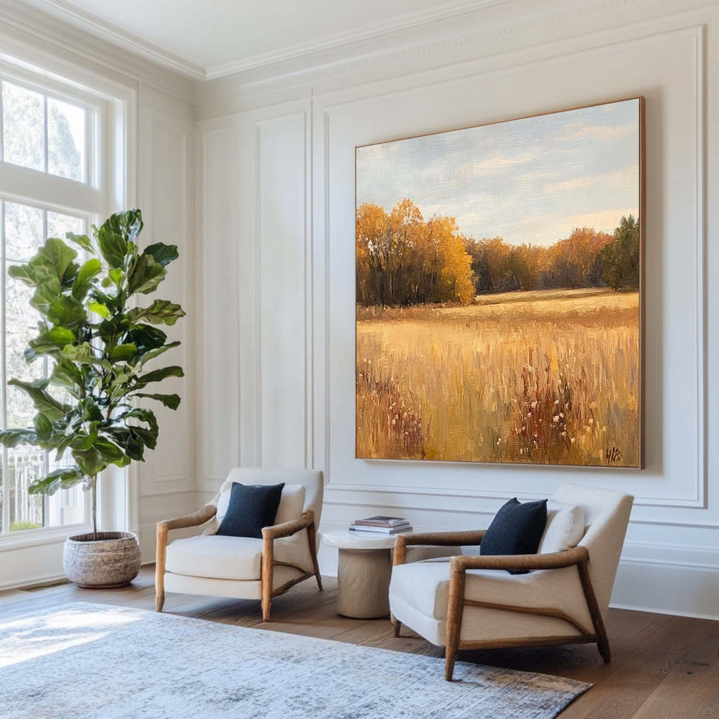 Forest Landscape Impressionist Oil Painting