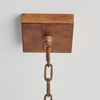 Xenuvyu Modern Minimalist Industrial Black Metal Lantern Pendant Lamp