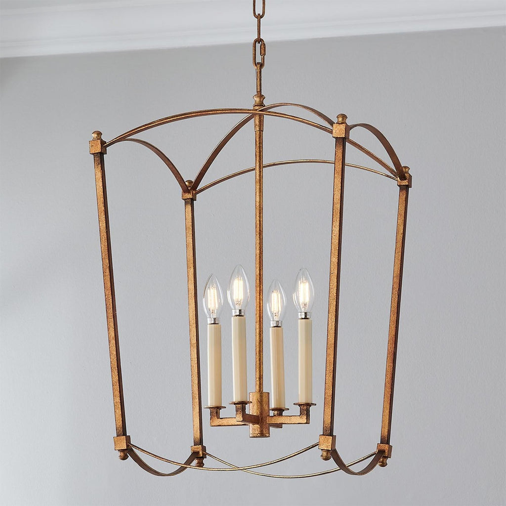 Xenuvyu Modern Minimalist Industrial Black Metal Lantern Pendant Lamp