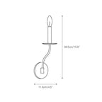 Eirikuvyh Modern Minimalist Vintage Industrial Metal Wall Lamp