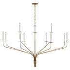 Caeluvyh Vintage Industrial Black Metal Chandelier
