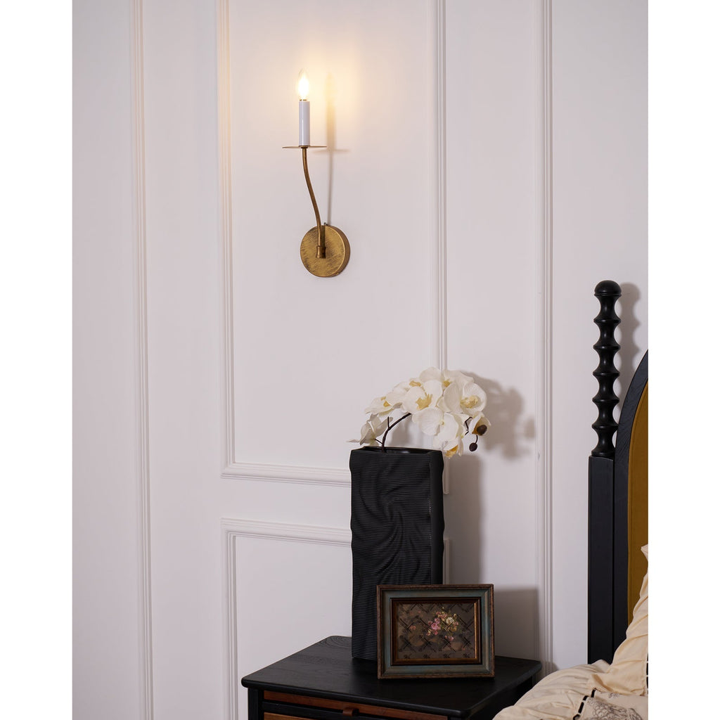 Eirikuvyh Modern Minimalist Vintage Industrial Metal Wall Lamp
