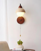 Ritta Dome Travertine Wall Lamp
