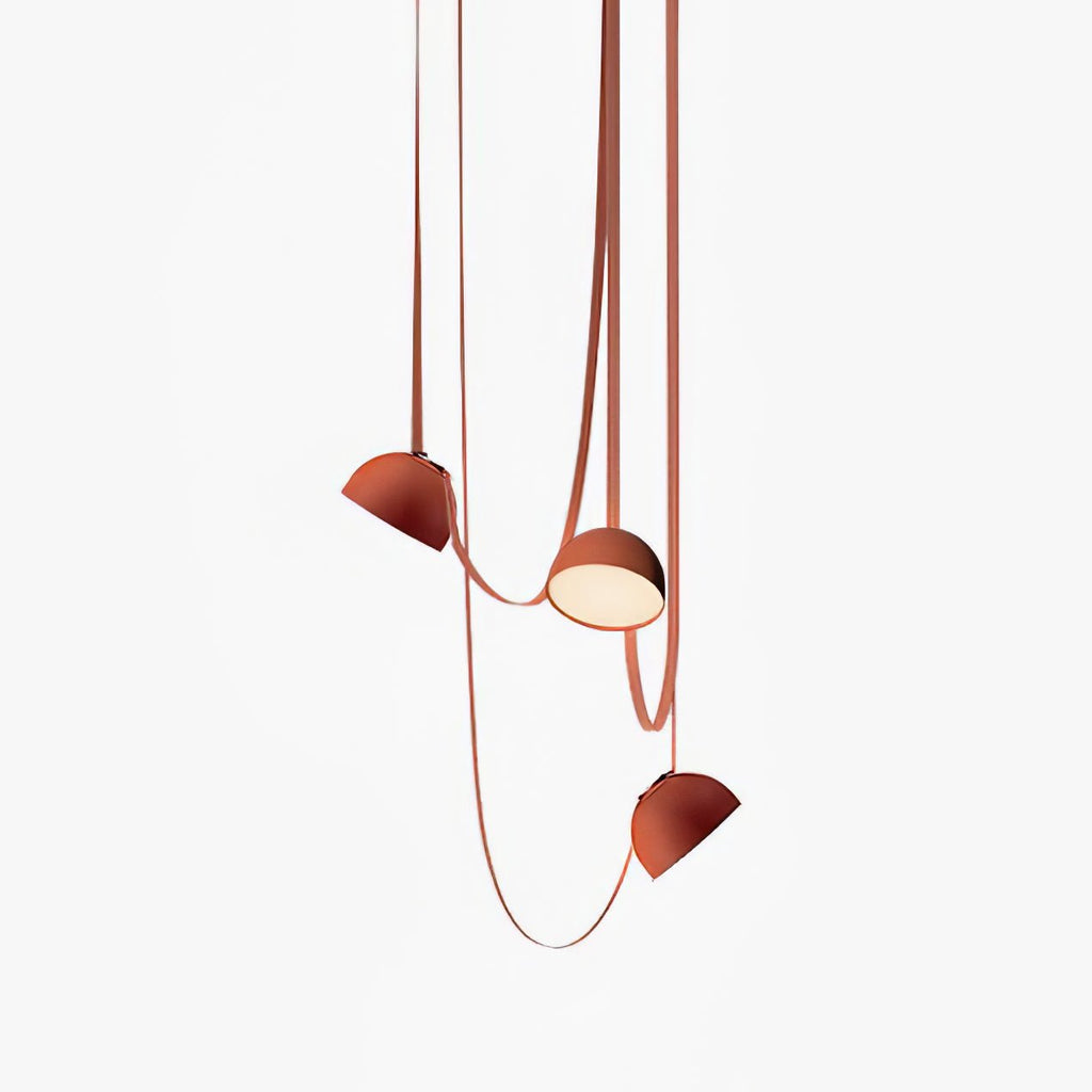 Cog Modern Minimalist Combination Leather Pendant Light