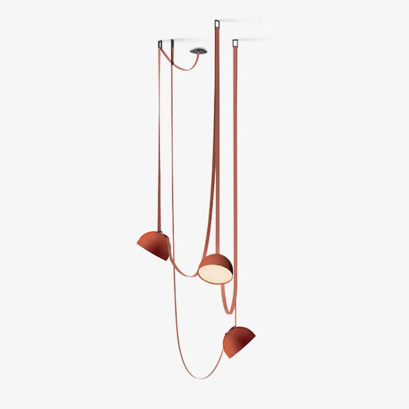 Cog Modern Minimalist Combination Leather Pendant Light