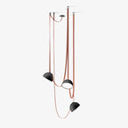 Cog Modern Minimalist Combination Leather Pendant Light