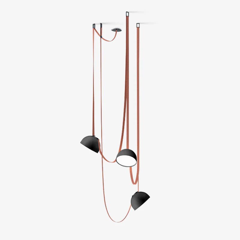 Cog Modern Minimalist Combination Leather Pendant Light