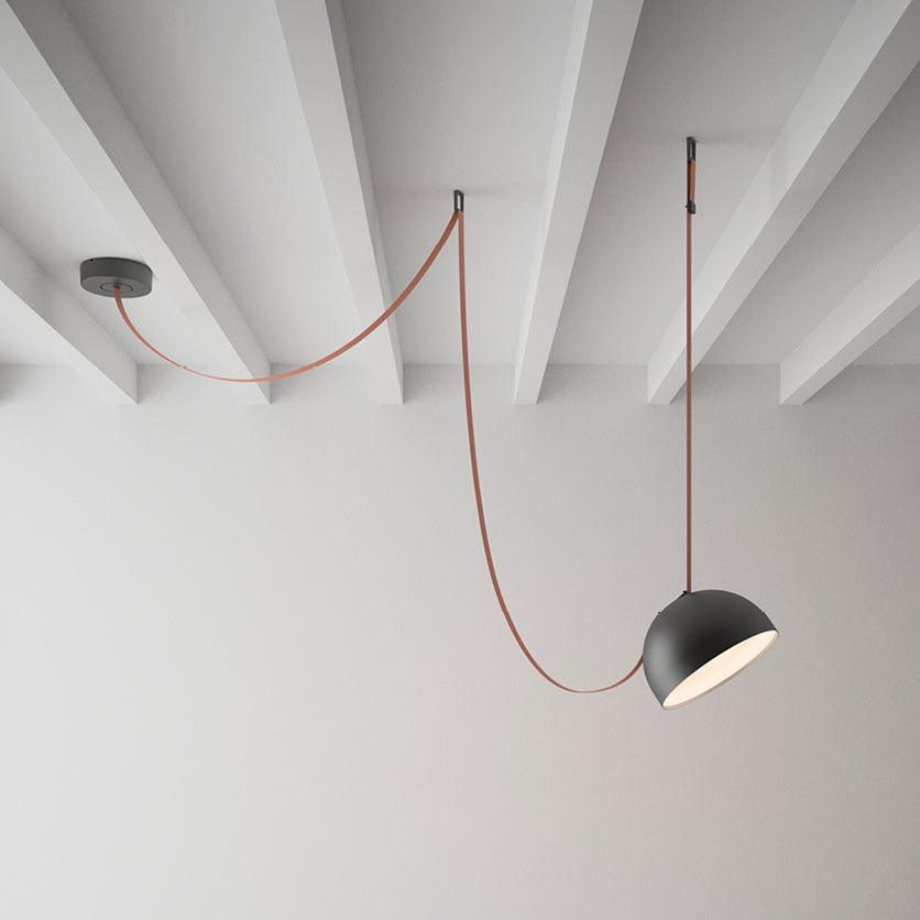 Cog Modern Minimalist Combination Leather Pendant Light