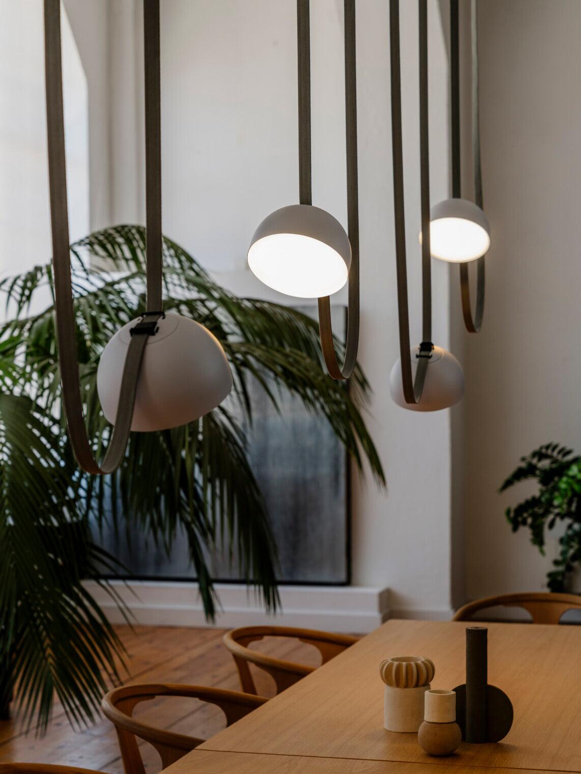 Cog Modern Minimalist Combination Leather Pendant Light