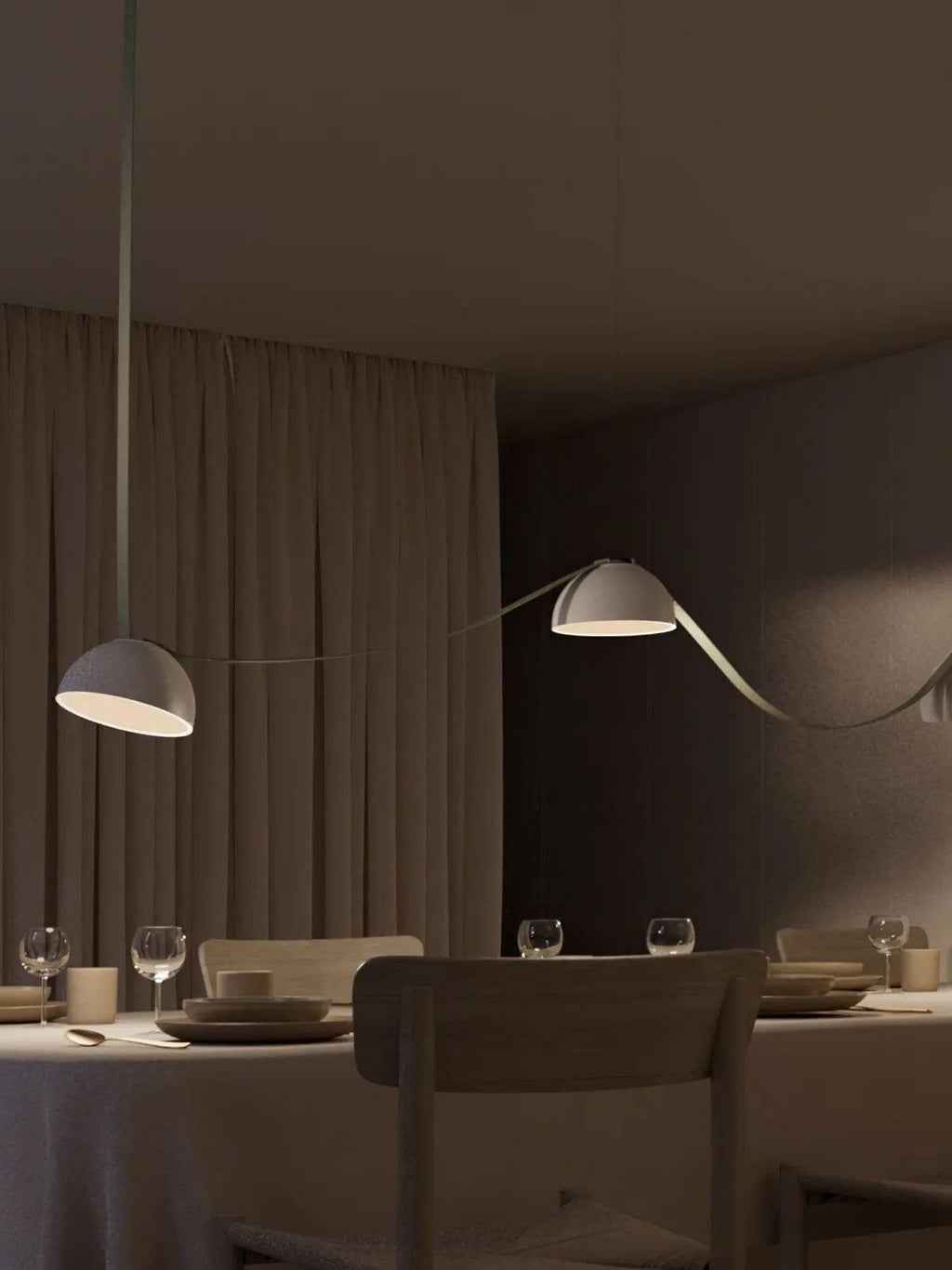 Cog Modern Minimalist Combination Leather Pendant Light