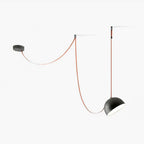 Cog Modern Minimalist Combination Leather Pendant Light