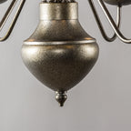 Blikuvyu Vintage Industrial Brass Metal Chandelier