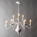 Blikuvyu Vintage Industrial Brass Metal Chandelier