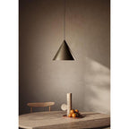 Caeluvyu Modern Minimalist Dark Metal Pendant Lamp