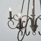 Dvaluvyu Vintage Industrial Metal Chandelier