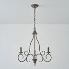 Dvaluvyu Vintage Industrial Metal Chandelier