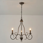 Dvaluvyu Vintage Industrial Metal Chandelier