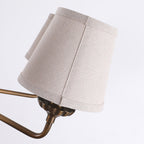 Gloruvyh Vintage Industrial Fabric Metal Chandelier