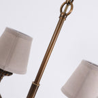 Gloruvyh Vintage Industrial Fabric Metal Chandelier
