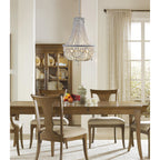 Eirikuvyu Postmodern Luxury Bead Metal Wood Chandelier