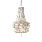 Eirikuvyu Postmodern Luxury Bead Metal Wood Chandelier