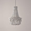 Eirikuvyu Postmodern Luxury Bead Metal Wood Chandelier