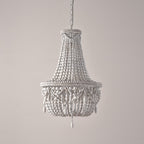 Eirikuvyu Postmodern Luxury Bead Metal Wood Chandelier
