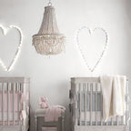 Eirikuvyu Postmodern Luxury Bead Metal Wood Chandelier