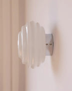 Duvia Rippled Glass Wall Lamp