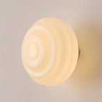 Duvia Rippled Glass Wall Lamp