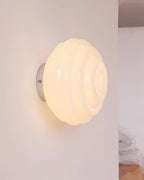Duvia Rippled Glass Wall Lamp