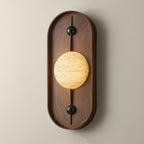 Gloruvyu Individual Creativity Metal  Alabaster Wall Lamp