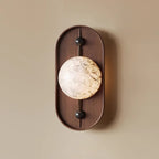 Ildvuvyh Modern Minimalist Metal Alabaster Wall Lamp