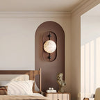 Gloruvyu Individual Creativity Metal  Alabaster Wall Lamp