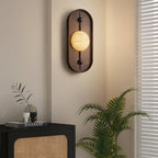 Gloruvyu Individual Creativity Metal  Alabaster Wall Lamp
