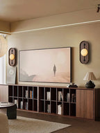 Gloruvyu Individual Creativity Metal  Alabaster Wall Lamp