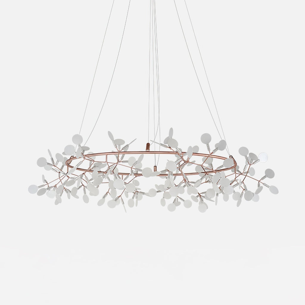 Olivia Unique Round Sputnik Art Deco Firefly Chandelier, Living Room/ Bedroom