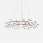 Olivia Unique Round Sputnik Art Deco Firefly Chandelier, Living Room/ Bedroom