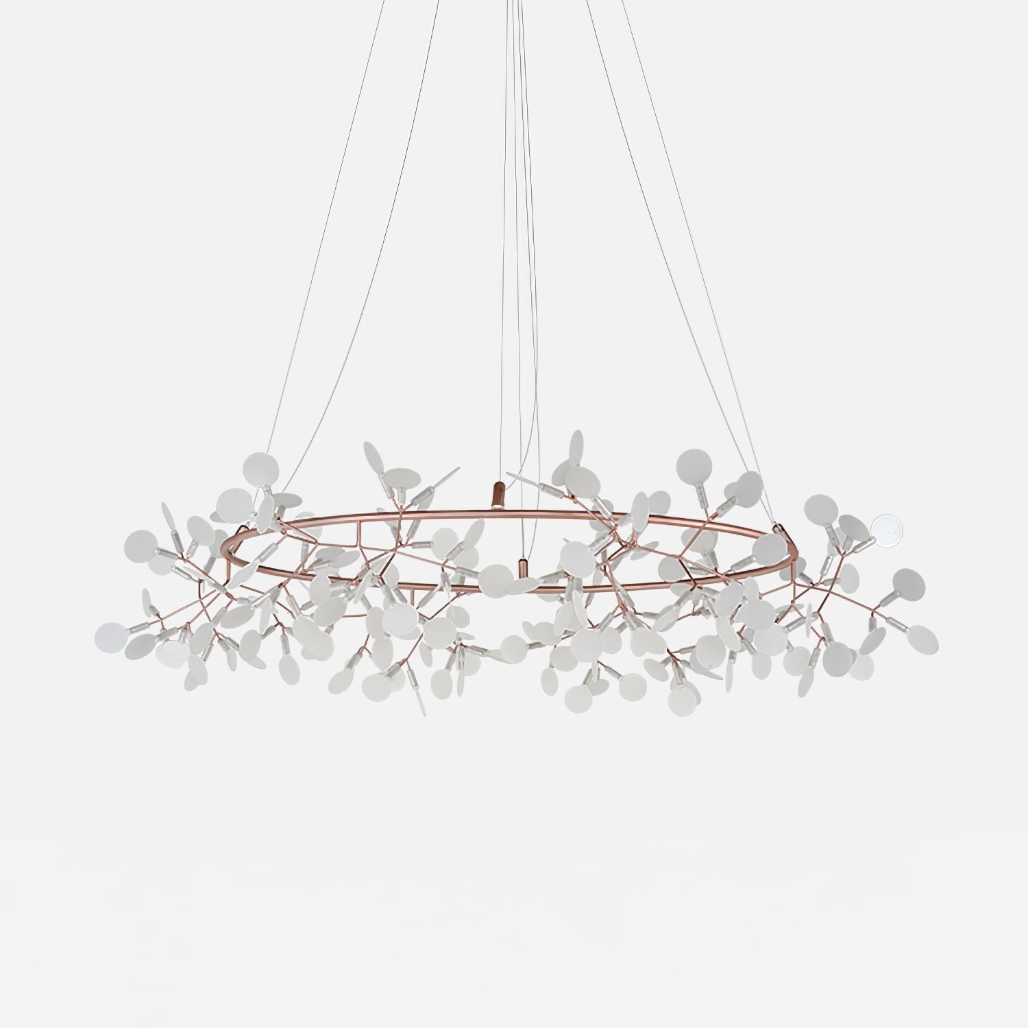 Olivia Unique Round Sputnik Art Deco Firefly Chandelier, Living Room/ Bedroom