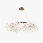Olivia Unique Round Sputnik Art Deco Firefly Chandelier, Living Room/ Bedroom