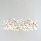 Olivia Unique Round Sputnik Art Deco Firefly Chandelier, Living Room/ Bedroom