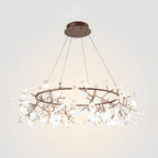 Olivia Unique Round Sputnik Art Deco Firefly Chandelier, Living Room/ Bedroom