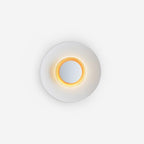 Wall Light Metal Halo Integrated LED Gold Ring Modern Minimalist