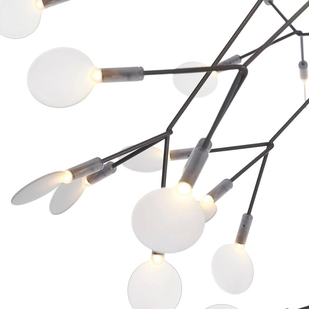Lior Unique Sputnik Art Deco Firefly Chandelier. Living Room/ Bedroom