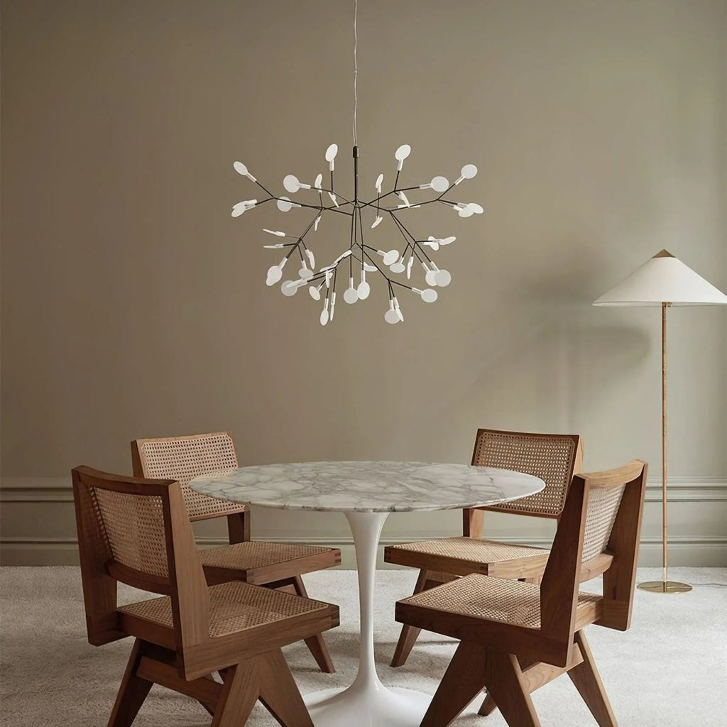 Lior Unique Sputnik Art Deco Firefly Chandelier. Living Room/ Bedroom