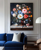 Dutch Still Life Floral Vase Oil Painting