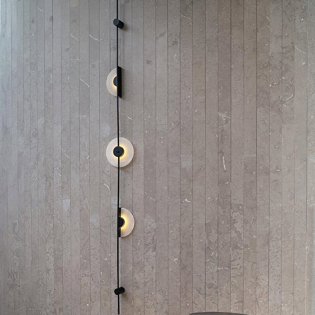Slender Wall Lamp Alabaster Modern Minimalist