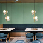 Ivphaus  Glass Pendant Light